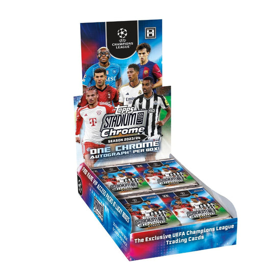 2023-24 Topps Stadium Club Chrome UEFA Hobby Box
