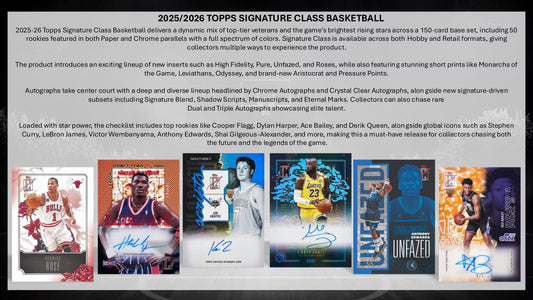 2025/26 Topps Signature Class Basketball Blaster Box