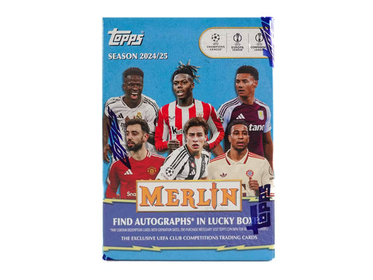 2024/25 Topps Chrome Merlin UEFA Club Competitions Blaster Box