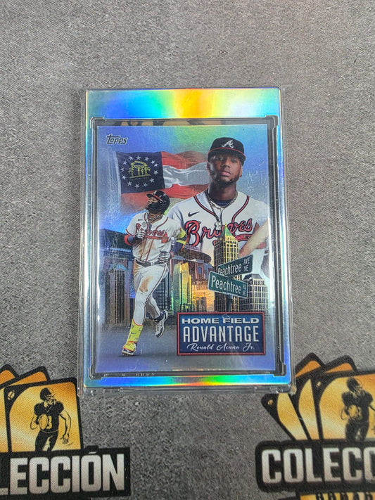 2024 Topps Ronald Acuña Jr Home Field Advantage Case Hit #HFA-11 Braves
