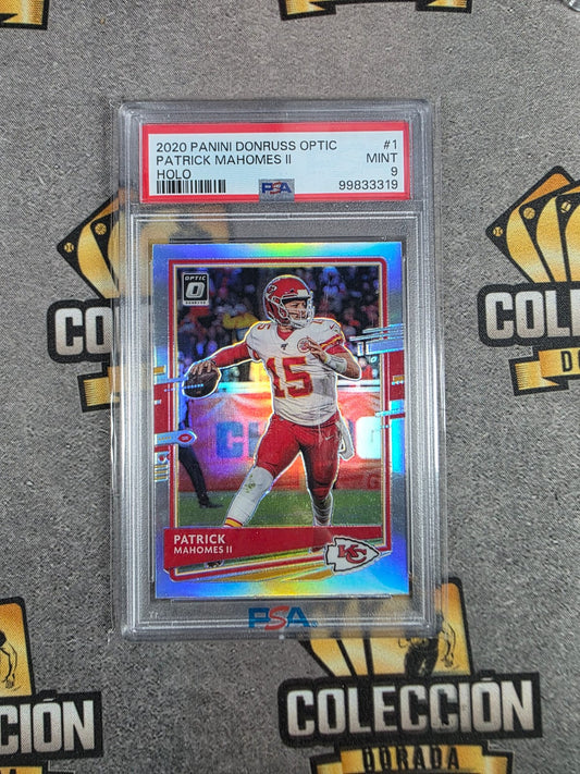 2020 Donruss Optic #1 Patrick Mahomes II Holo PSA 9
