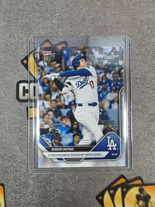 2025 Topps Now 903 Dodgers Shohei Ohtani World Series 3rd Multi HR Game