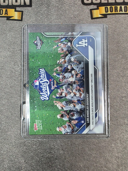 Los Angeles Dodgers World Series Champions 2025 MLB Topps NOW Card 929