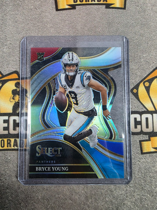 2023 Panini Select Bryce Young Club Level Red Blue Prizm Die-Cut Rookie RC #291