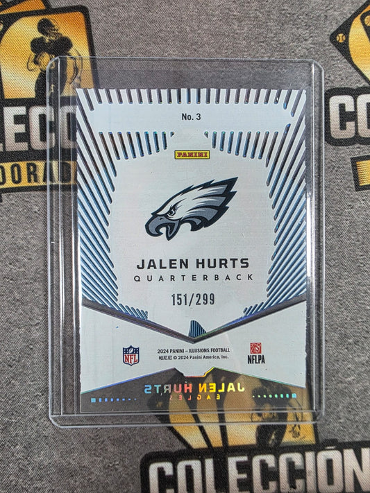 2024 Panini Illusions Jalen Hurts Abracadabra /299 Philadelphia Eagles