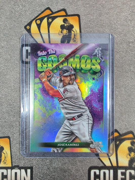 2024 Topps Cosmic Chrome Jose Ramirez Into the Cosmos #ITC-19 Guardians