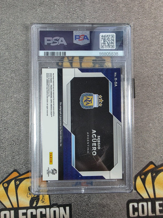 2024 Prizm Copa America Sergio Aguero International Ink PSA 9