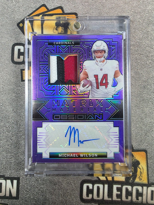 2024 Obsidian Michael WIlson Matrix Material /49