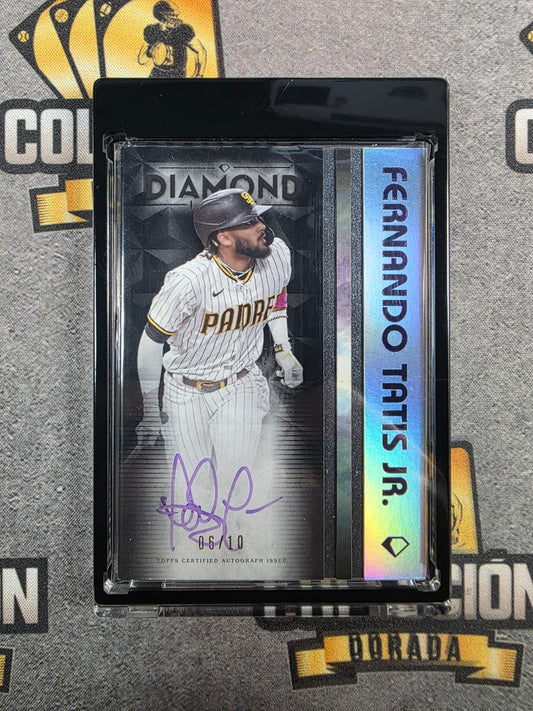 2023 Diamond Icons Fernando Tatis White Polychromatink Autographed /10
