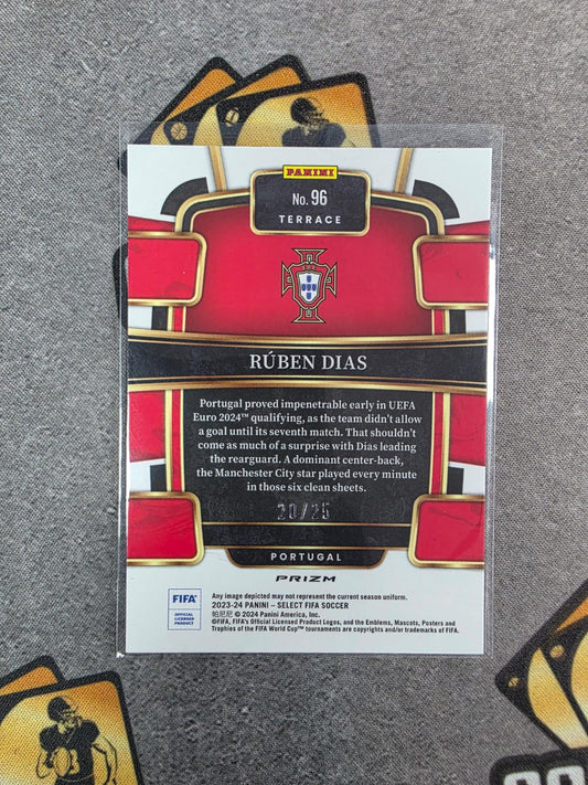 2023-24 Select Ruben Dias /25 Zebra