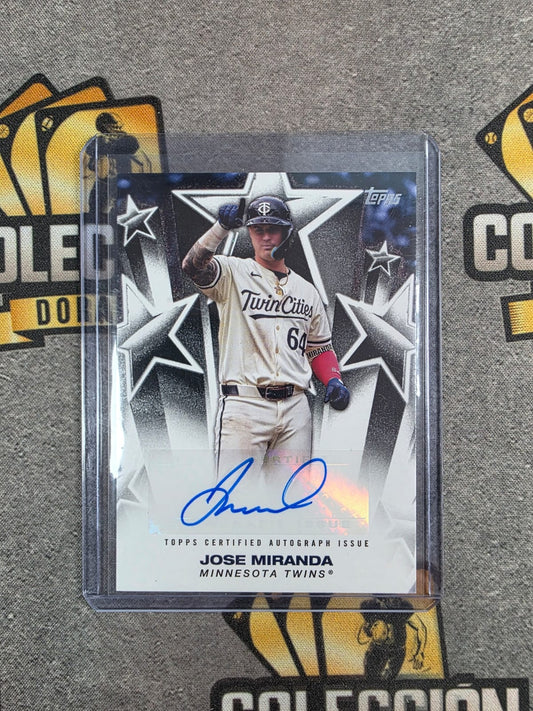2025 Serie 1 Jose Miranda Baseball Stars Auto