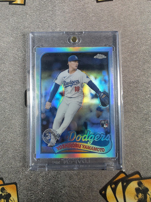 2024 Topps Chrome Update #89CU-5 Yoshinobu Yamamoto 35th Anniversary