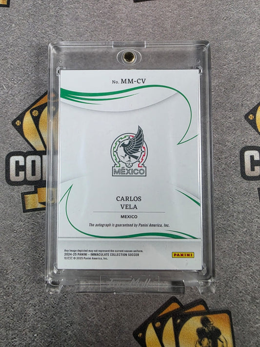 2024-25 Panini Immaculate Collection - Modern Marks Carlos Vela Ruby Auto /30
