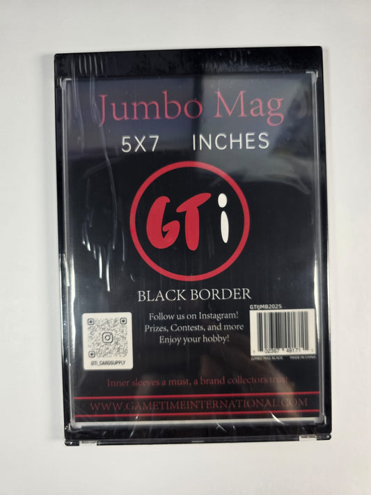 5x7 inch JUMBO MAG (Clear y Negro)