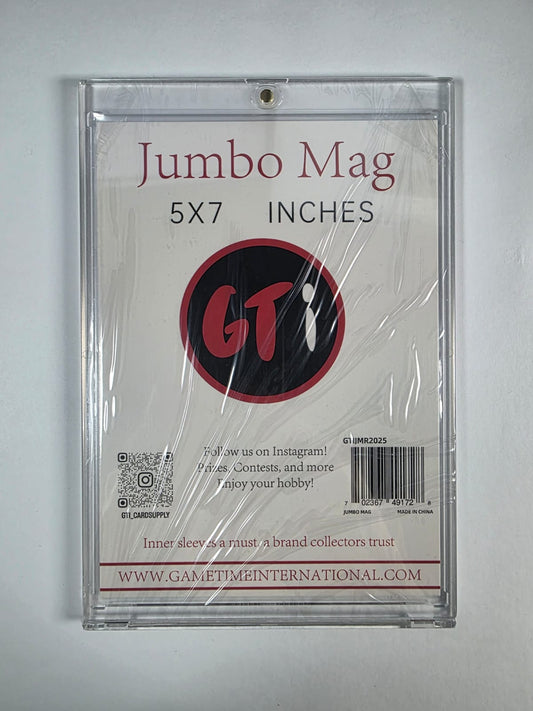 5x7 inch JUMBO MAG (Clear y Negro)