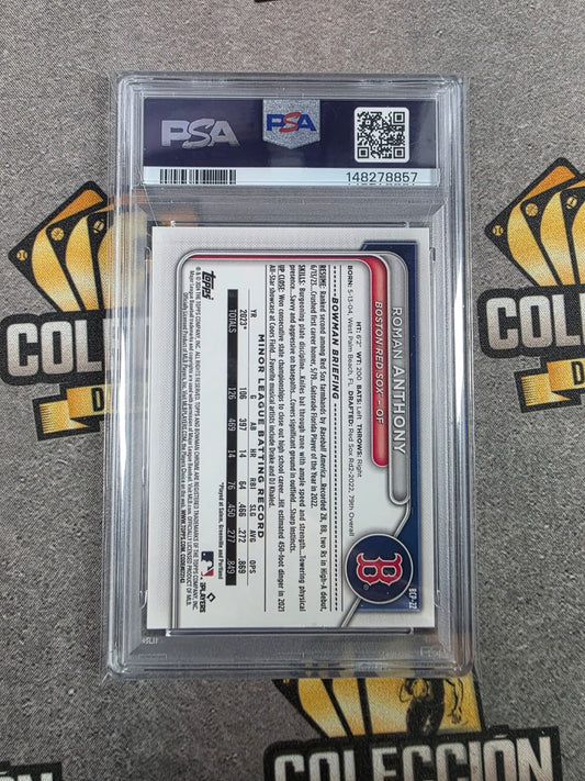 2024 Bowman Roman Anthony Chrome Prospects-Lava PSA 7