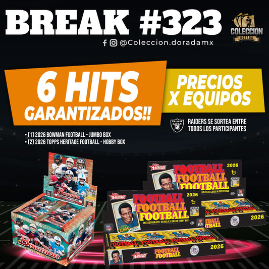Break 323! 8 Hits Garantizados
