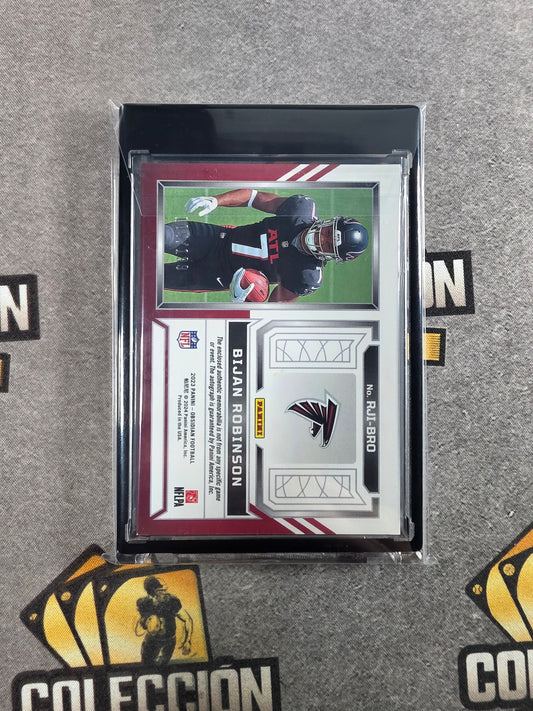 2023 Obsidian Bijan Robinson Rookie Jersey Ink RPA Auto /199 RC