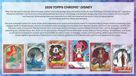 2026 Topps Disney Chrome Blaster Box