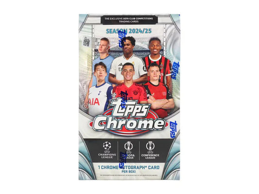 2024-25 Topps Chrome® UEFA Club Competitions - Hobby Box