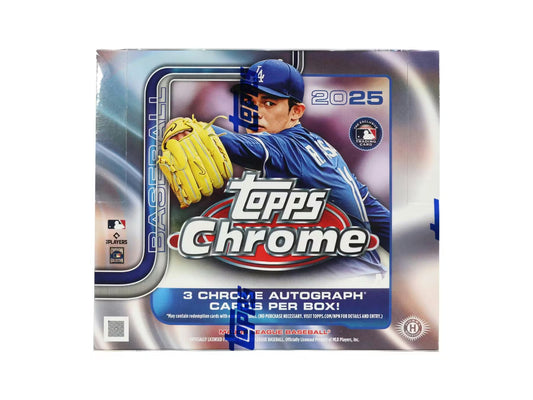 2025 Topps Chrome Baseball Jumbo Box