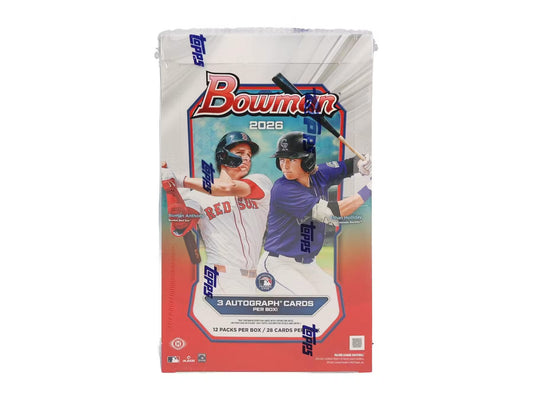 2026 Bowman Baseball Hobby Jumbo Box