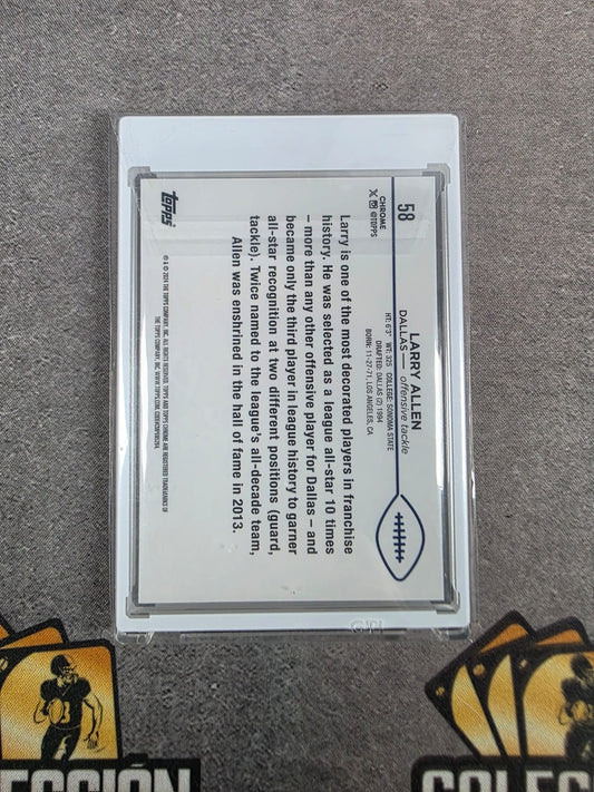 2024 Topps Chrome - Larry Allen #58 White Refractor /15