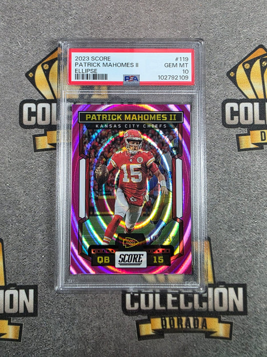 2023 Panini Score Patrick Mahomes II PSA 10 /199