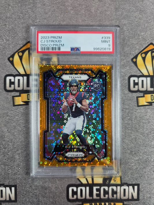 2023 Prizm CJ Stroud Disco Prizm PSA 9