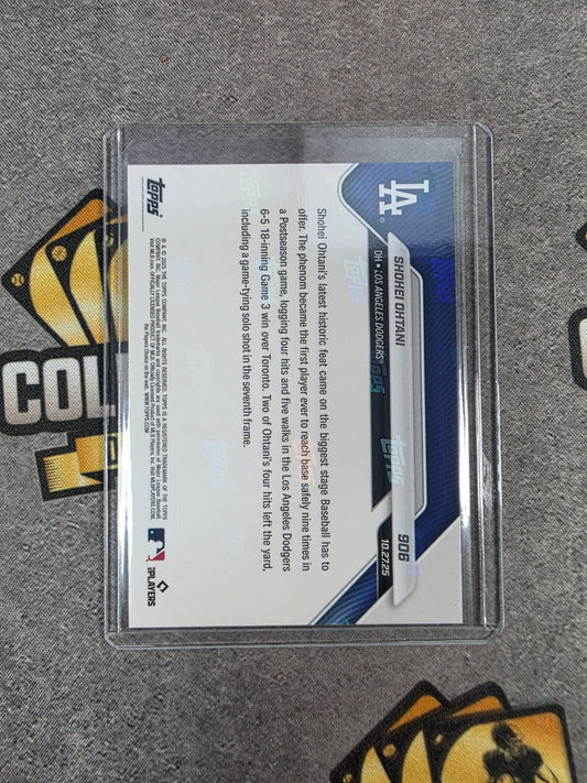2025 Topps Now #906 Shohei Ohtani World Series