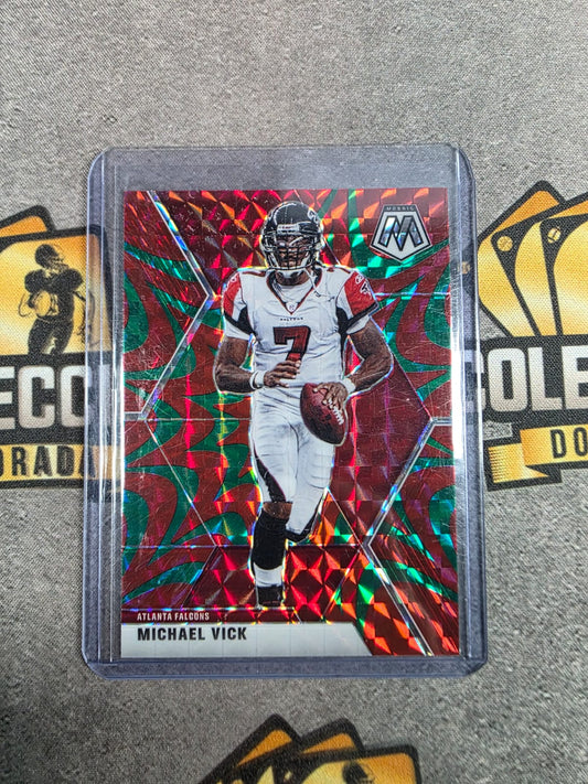 2020 Panini Mosaic Mosaic Reactive Green Michael Vick 17