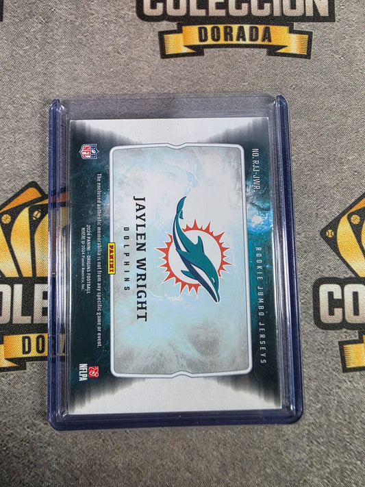 2024 Panini Origins - Rookie Jumbo Jerseys Jaylen Wright #RJJ-JWR /49