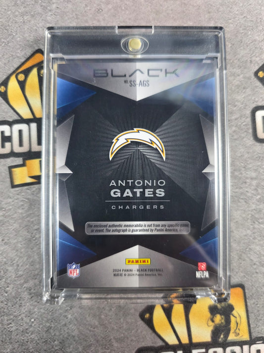 2024 Black Antonio Gates Sizeable Signatures /50
