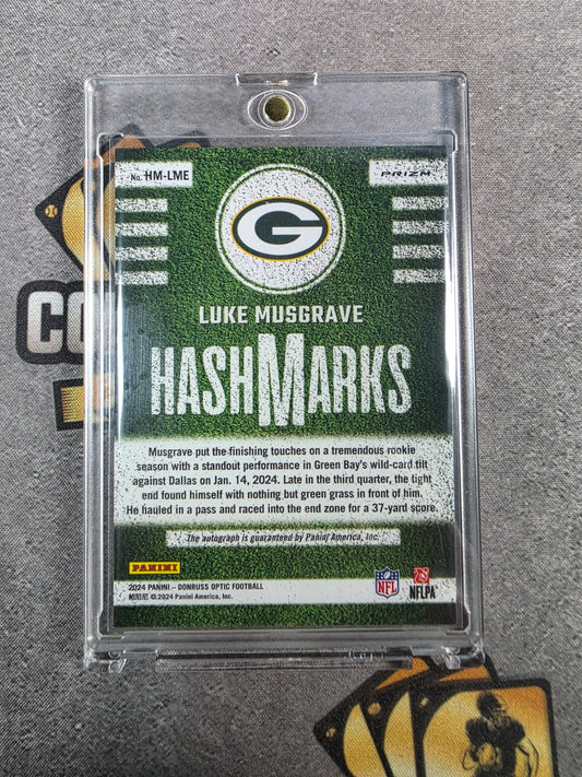2024 Donruss Optic Luke Musgrave Hashmarks Auto