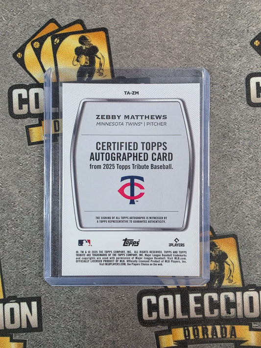 2025 Tribute Zebby Matthews Certified Auto /99