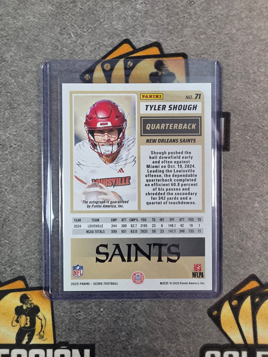 2025 Score Tyler Shough Auto