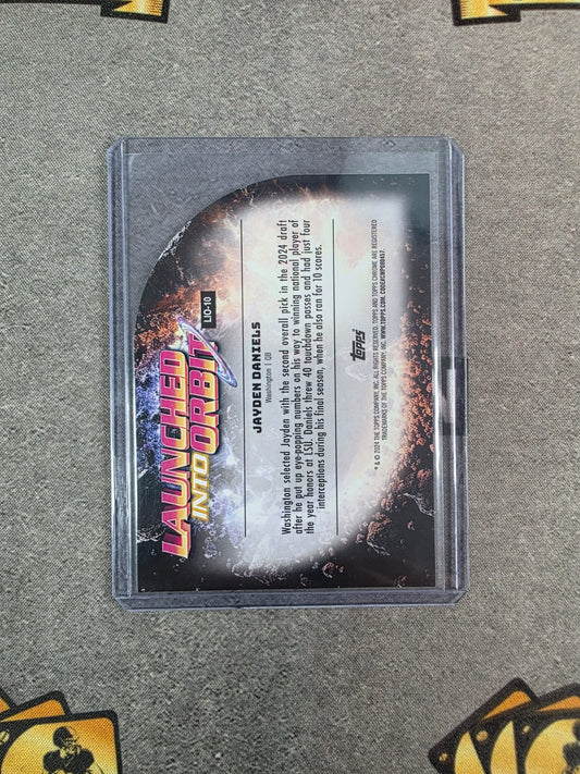 2024 Topps Jayden Daniels Launched into Orbit Refractor