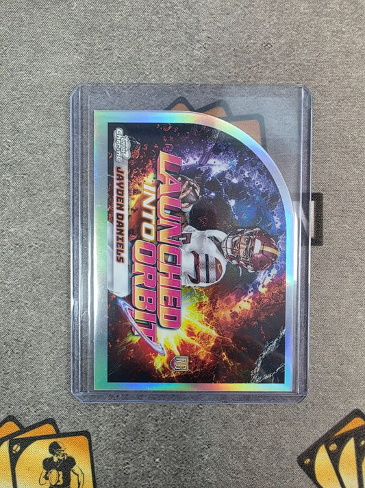 2024 Topps Jayden Daniels Launched into Orbit Refractor