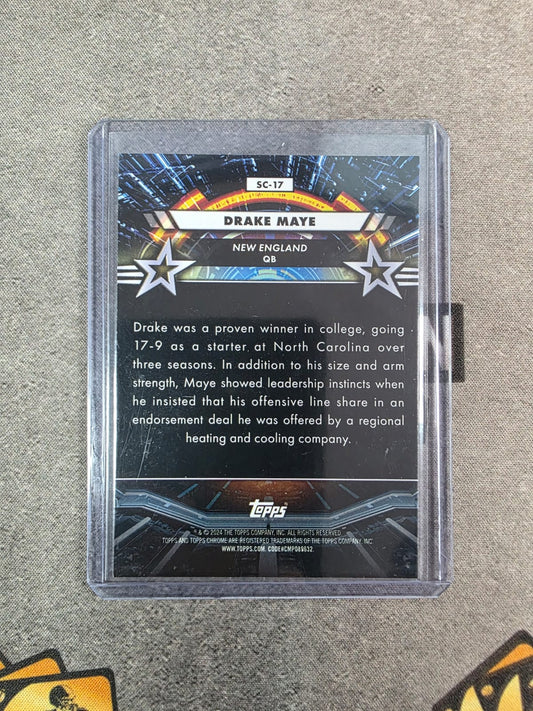 2024 Topps Drake Maye Star Command Refractor