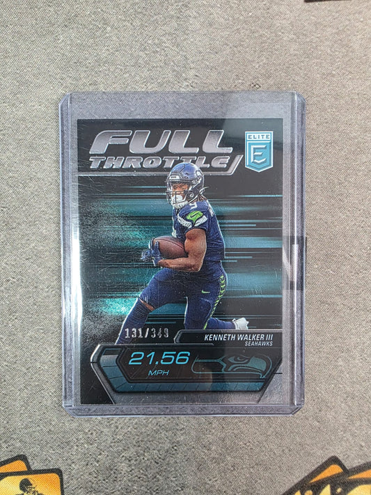 2024 Donruss Elite Kenneth Walker Full Throttle /349