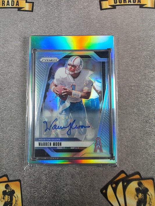 Warren Moon - 2024 Panini Prizm - Silver Prizm Auto