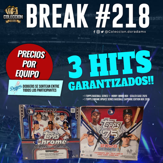 Break 218 Saphire!!!