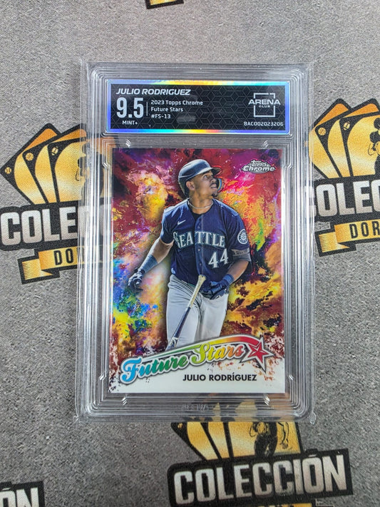 2023 Topps Chrome Julio Rodriguez Future Stars Arena Club 9.5