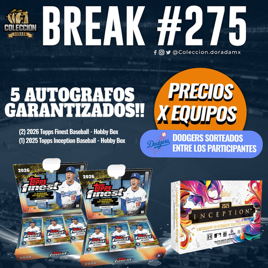 Break 275! 5 Autos Garantizados!