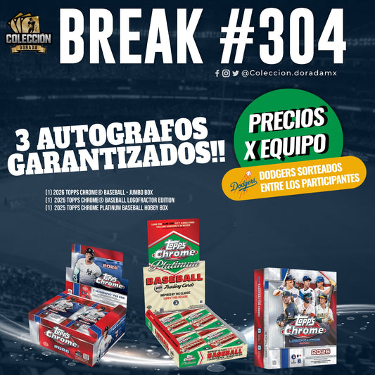 Break 304! 3 Autos Garantizados!