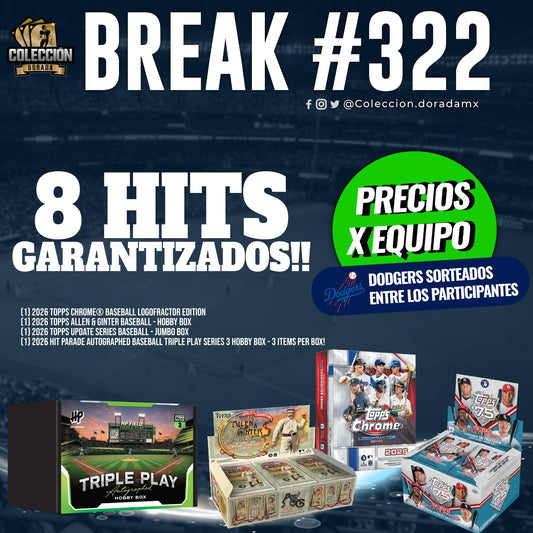 Break 322! 8 Hits Garantizados! PYT