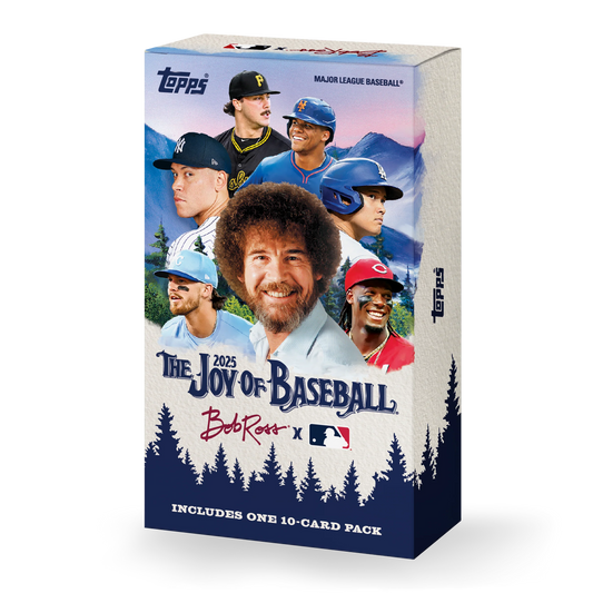2025 Topps X Bob Ross "The Joy of Baseball" Happy Little Box